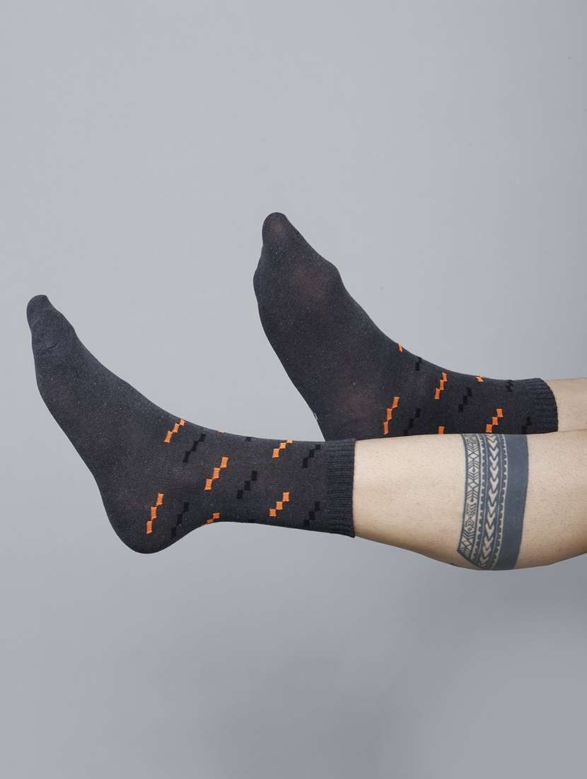 men self design above ankle length socks combo - 21588769 -  Standard Image - 4