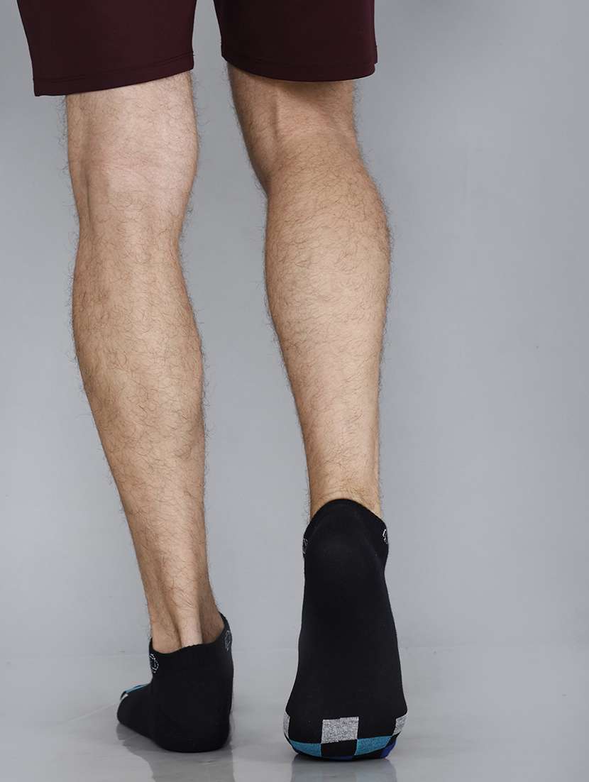 men geometric ankle length sock - 21588772 -  Standard Image - 1