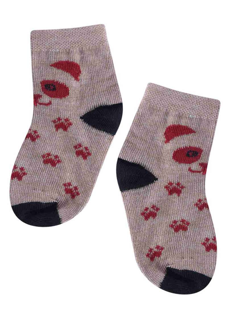 boys printed ankle length socks combo - 21588801 -  Standard Image - 1