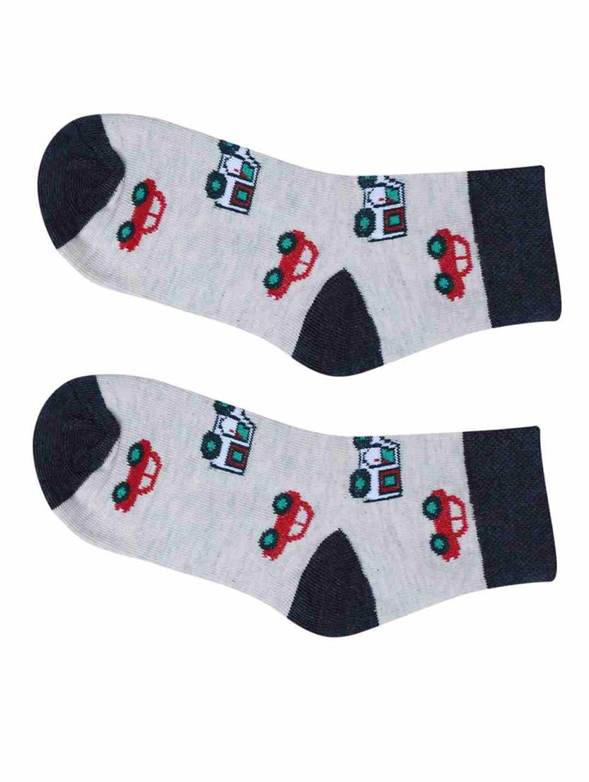 boys printed ankle length socks combo - 21588809 - Standard Image - 1