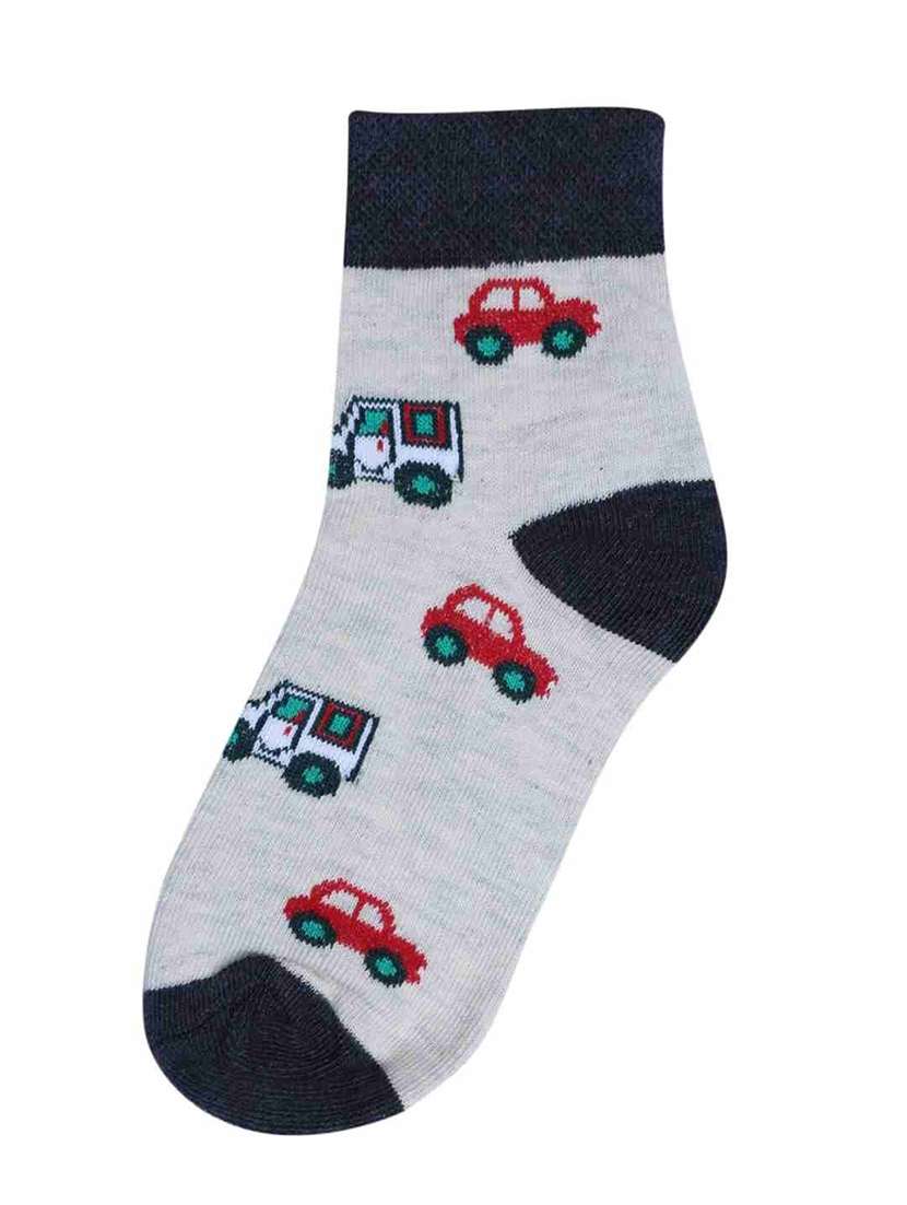 boys printed ankle length socks combo - 21588810 -  Standard Image - 4