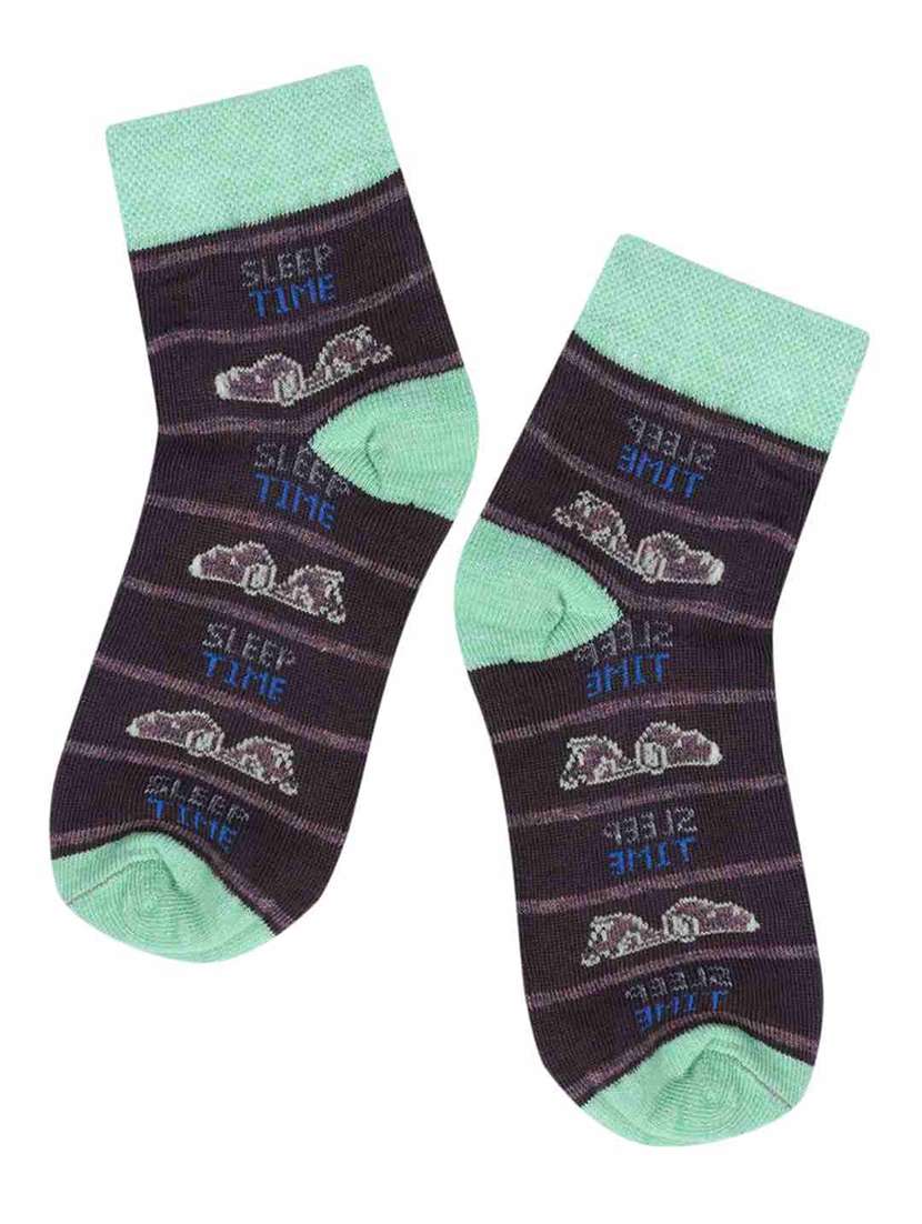 boys printed ankle length socks combo - 21588819 -  Standard Image - 1