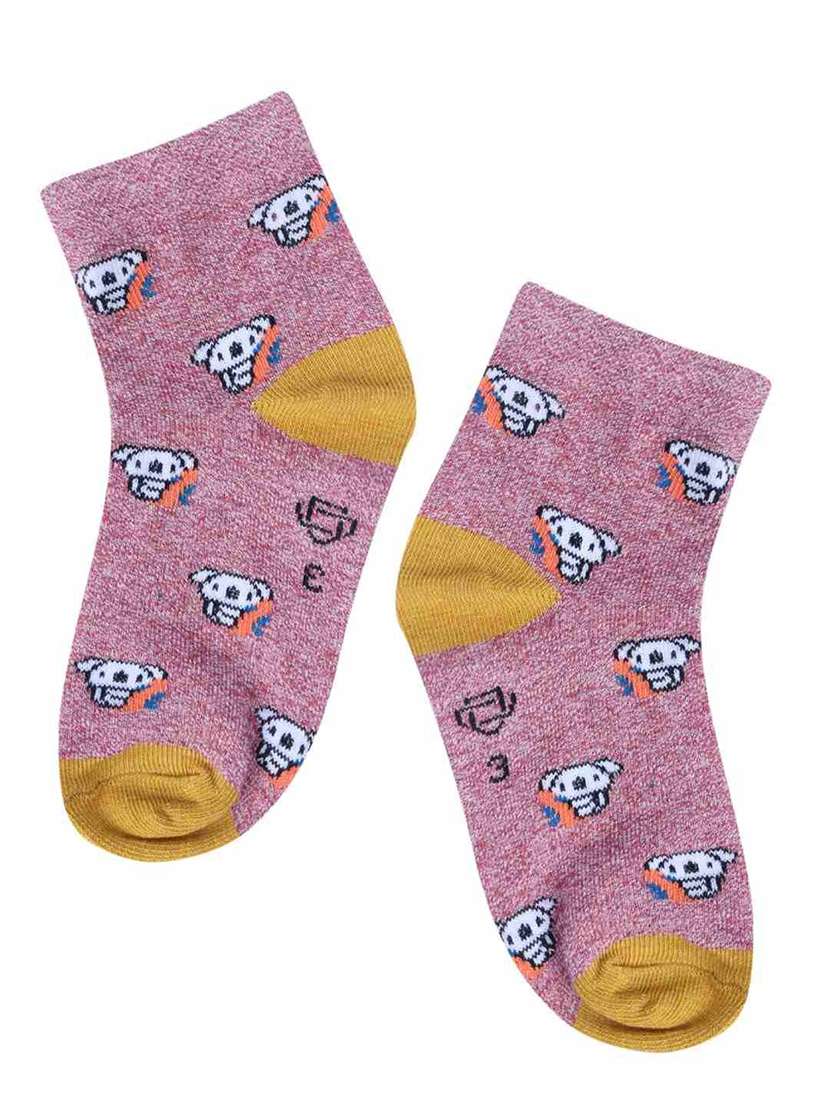 boys printed ankle length socks combo - 21588825 -  Standard Image - 1