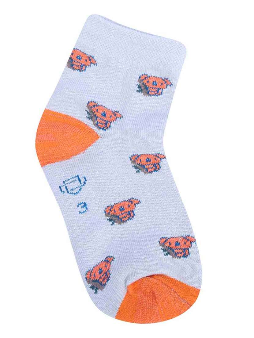 boys printed ankle length socks combo - 21588826 -  Standard Image - 4