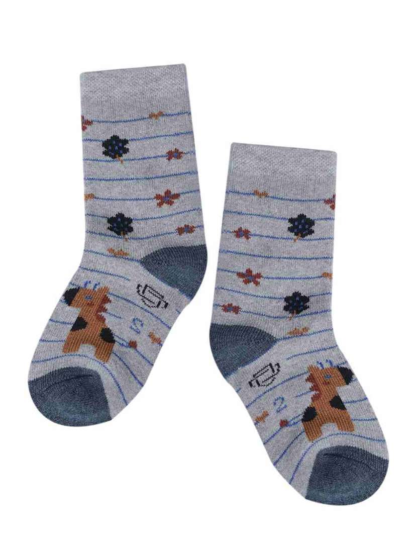 boys printed ankle length socks combo - 21588848 -  Standard Image - 4