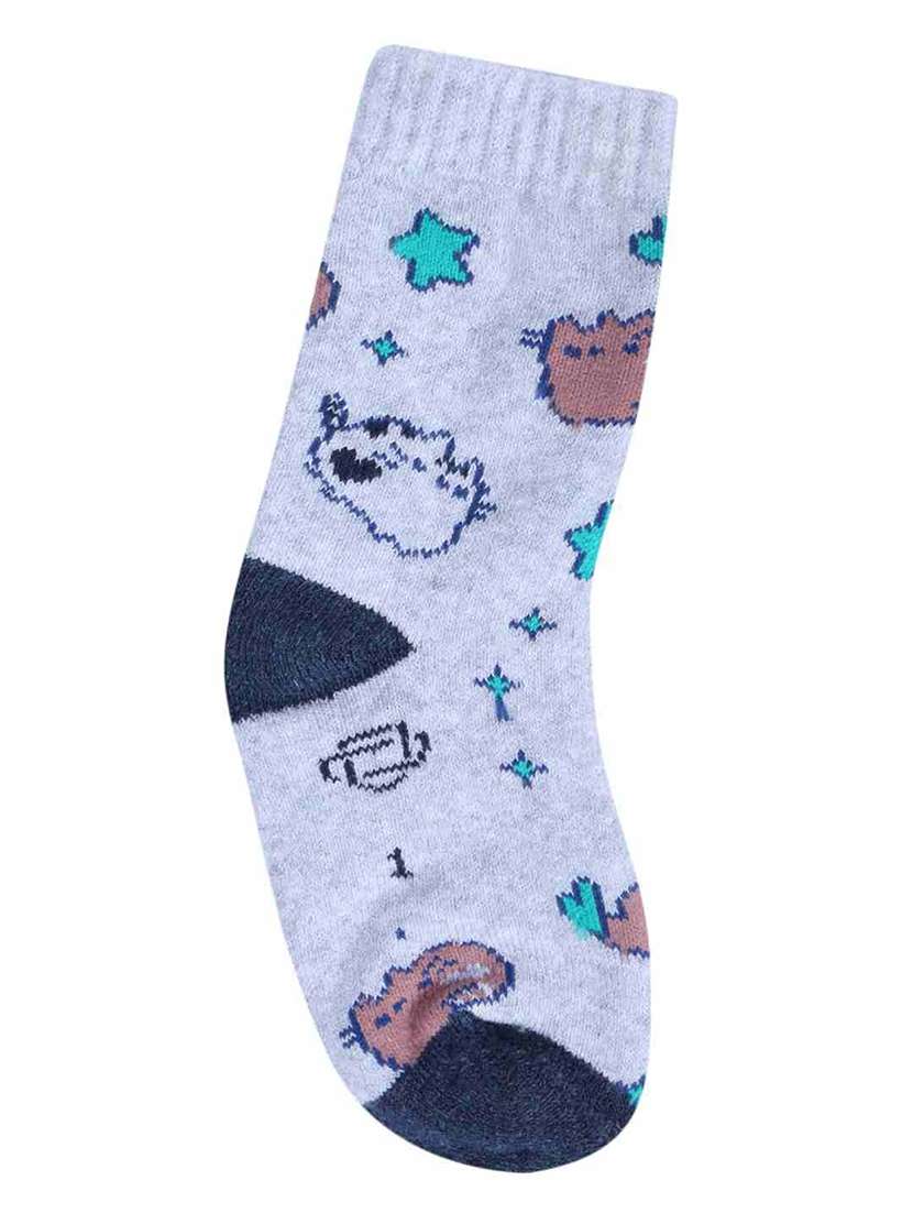 boys printed ankle length socks combo - 21588868 -  Standard Image - 4