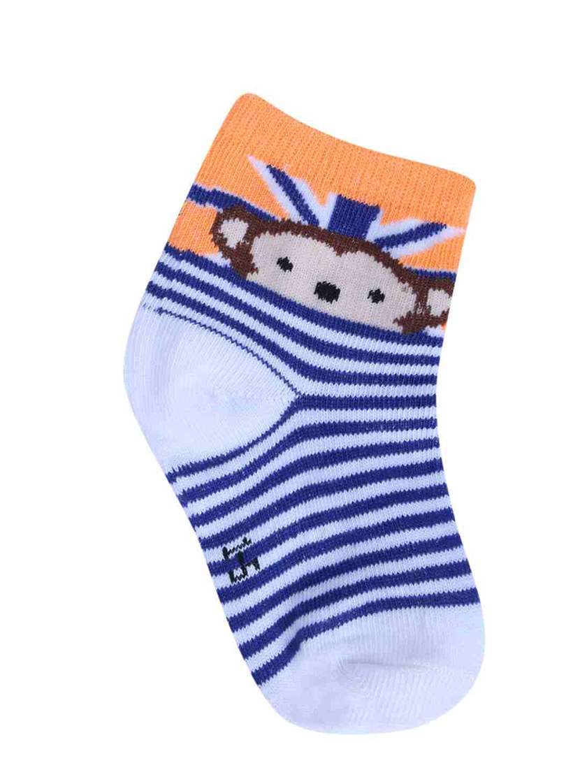 boys printed ankle length socks combo - 21588875 -  Standard Image - 1