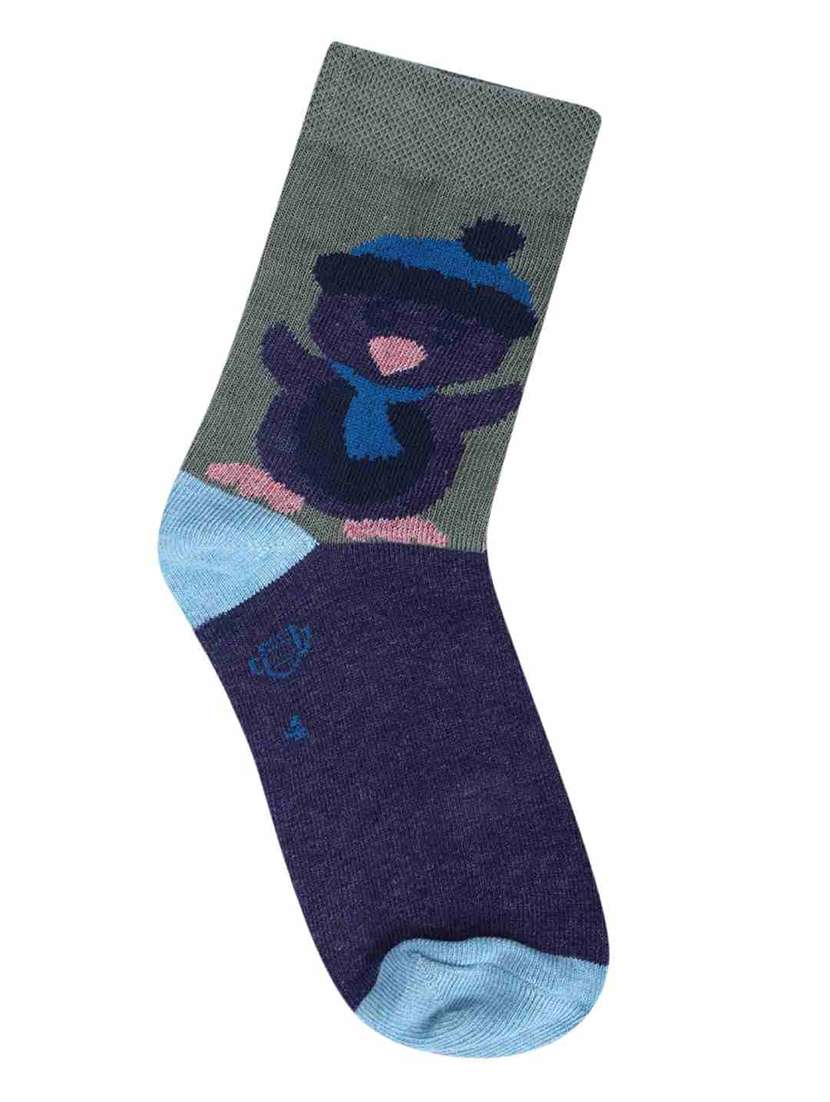 boys printed ankle length socks combo - 21588880 -  Standard Image - 1