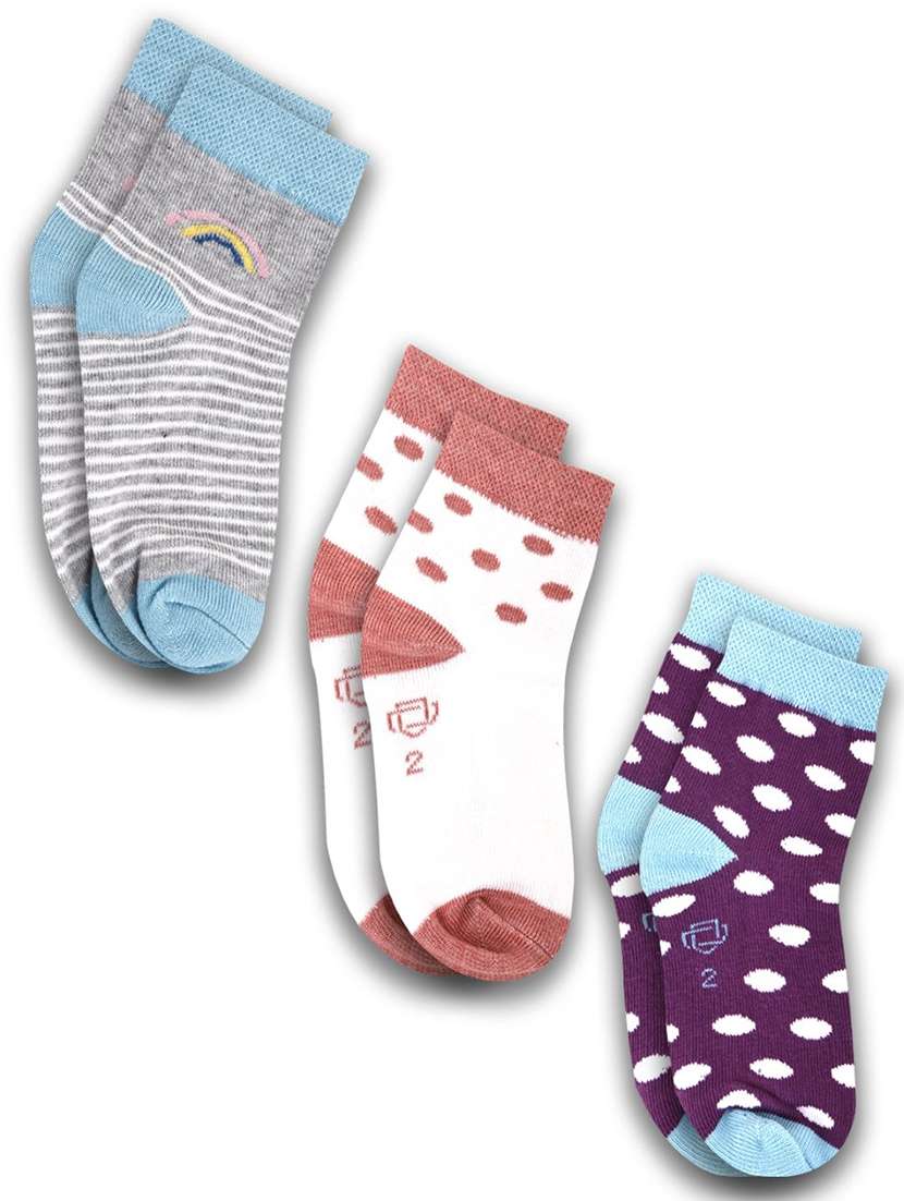 boys pack of 3 ankle length sock