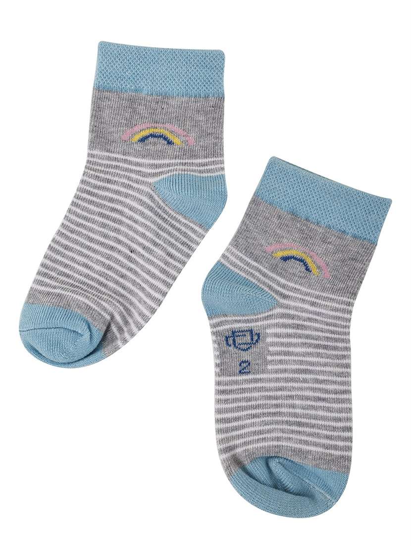 boys pack of 5 ankle length sock - 21589103 -  Standard Image - 1