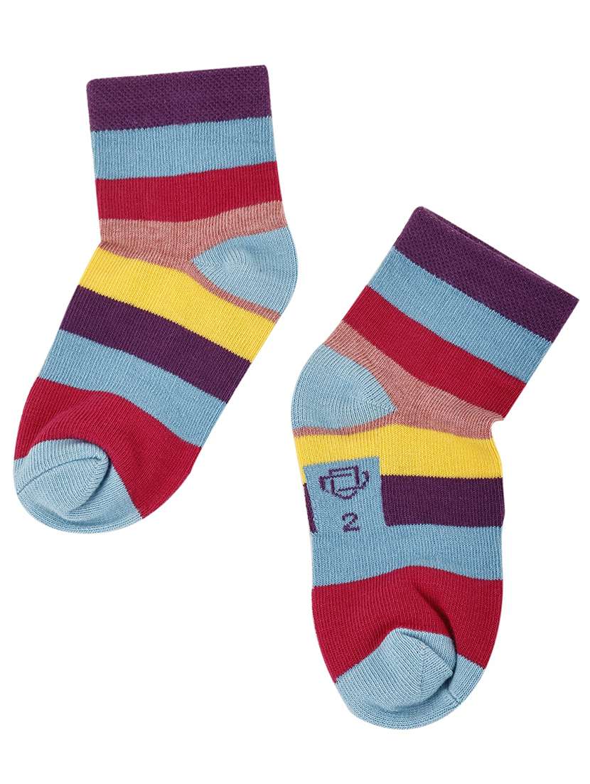 boys pack of 5 ankle length sock - 21589108 -  Standard Image - 4