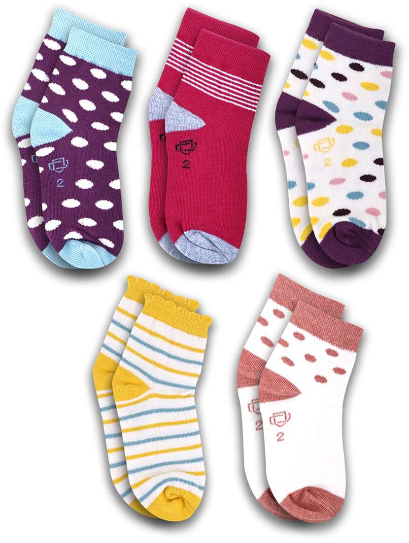 boys pack of 5 ankle length sock