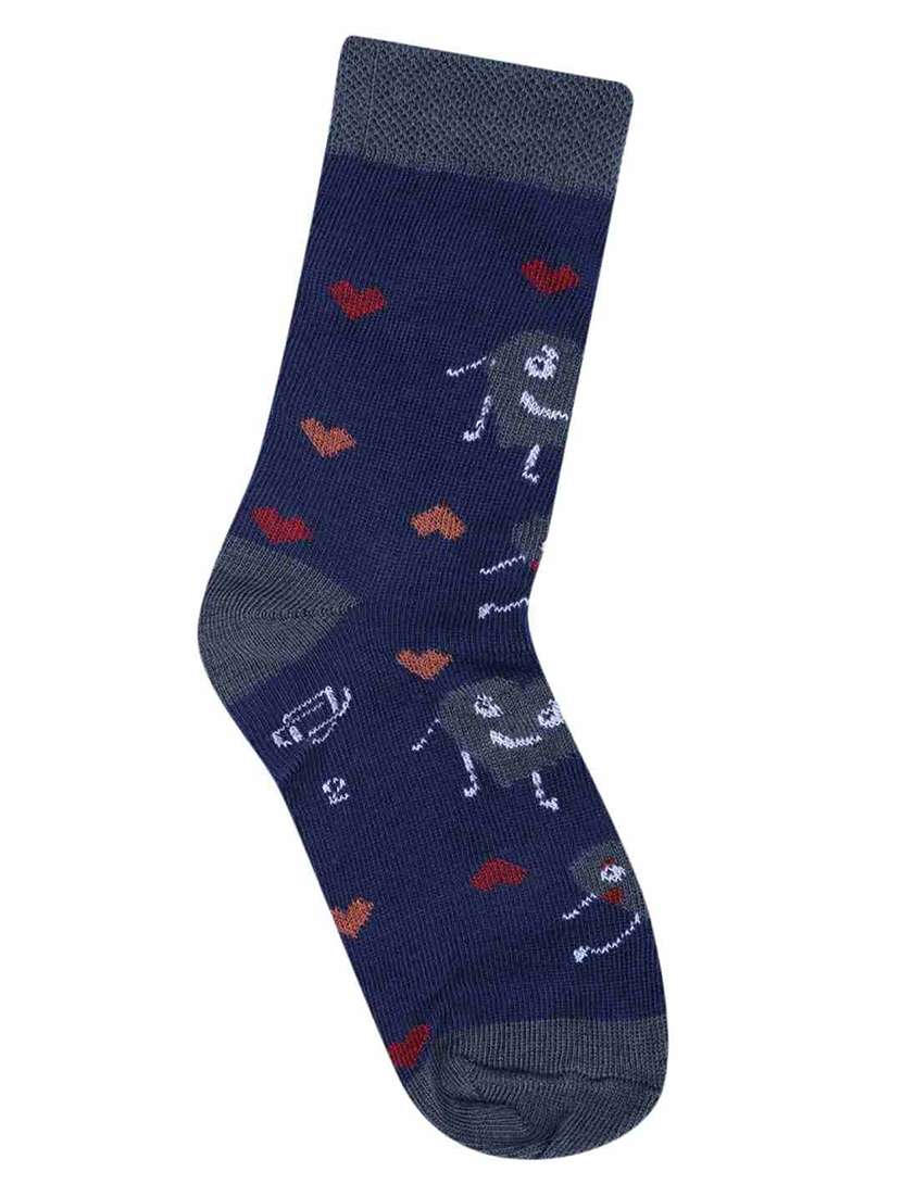 kids pack of 5 above ankle length socks - 21589161 -  Standard Image - 1