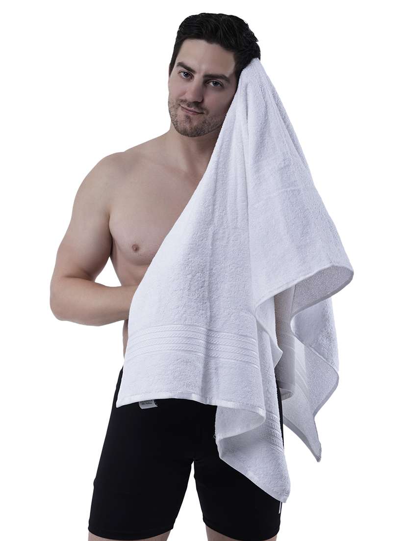 pack of 2 solid ultra-absorbent bath towel for men and women - 21589402 -  Standard Image - 1