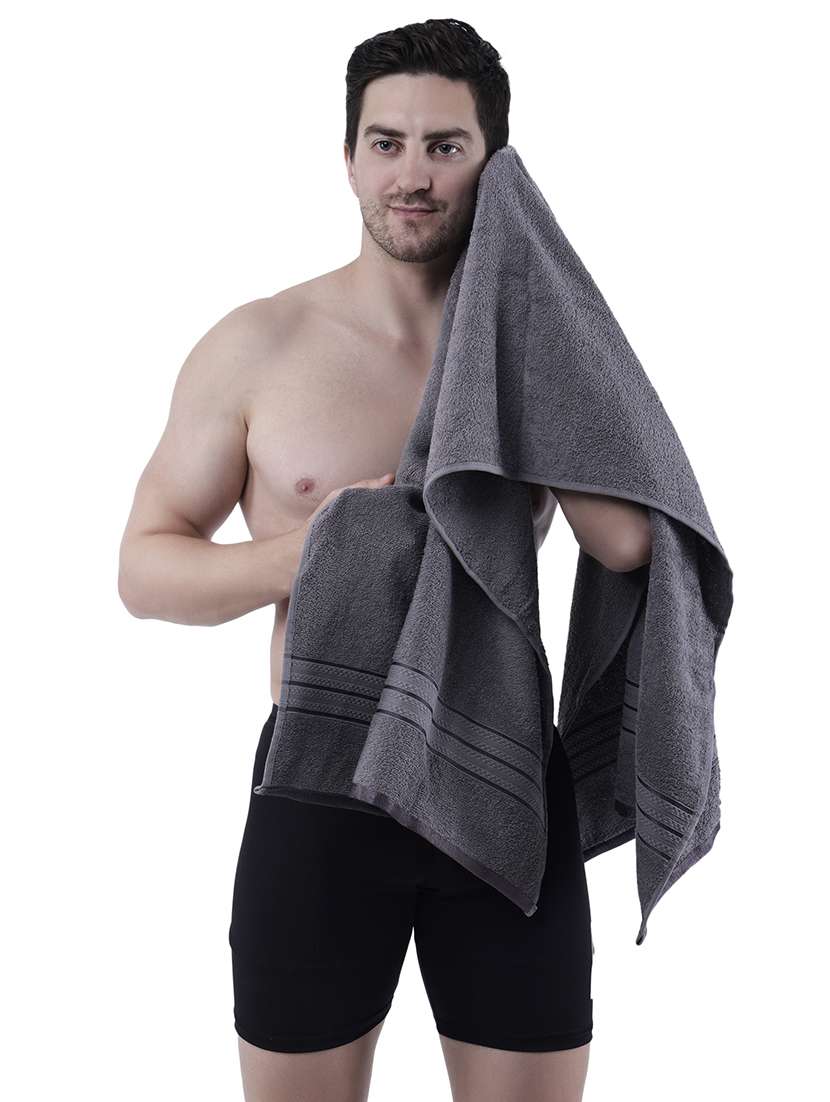 pack of 2 solid ultra-absorbent bath towel for men and women - 21589411 -  Standard Image - 1