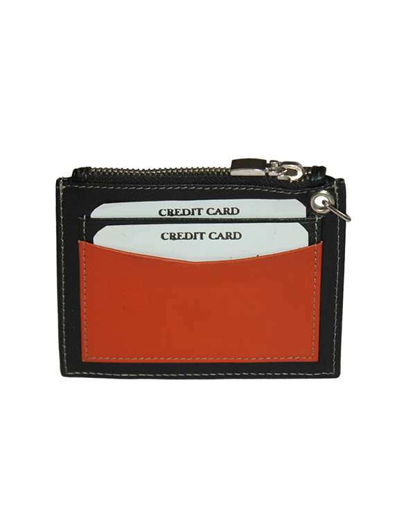 black leather card holder - 21590753 -  Standard Image - 1