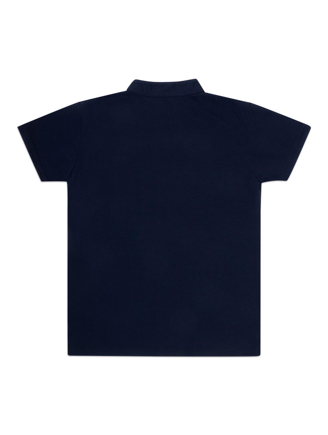 boys solid mandarin neck short sleeves t-shirt - 21591349 - Standard Image - 1