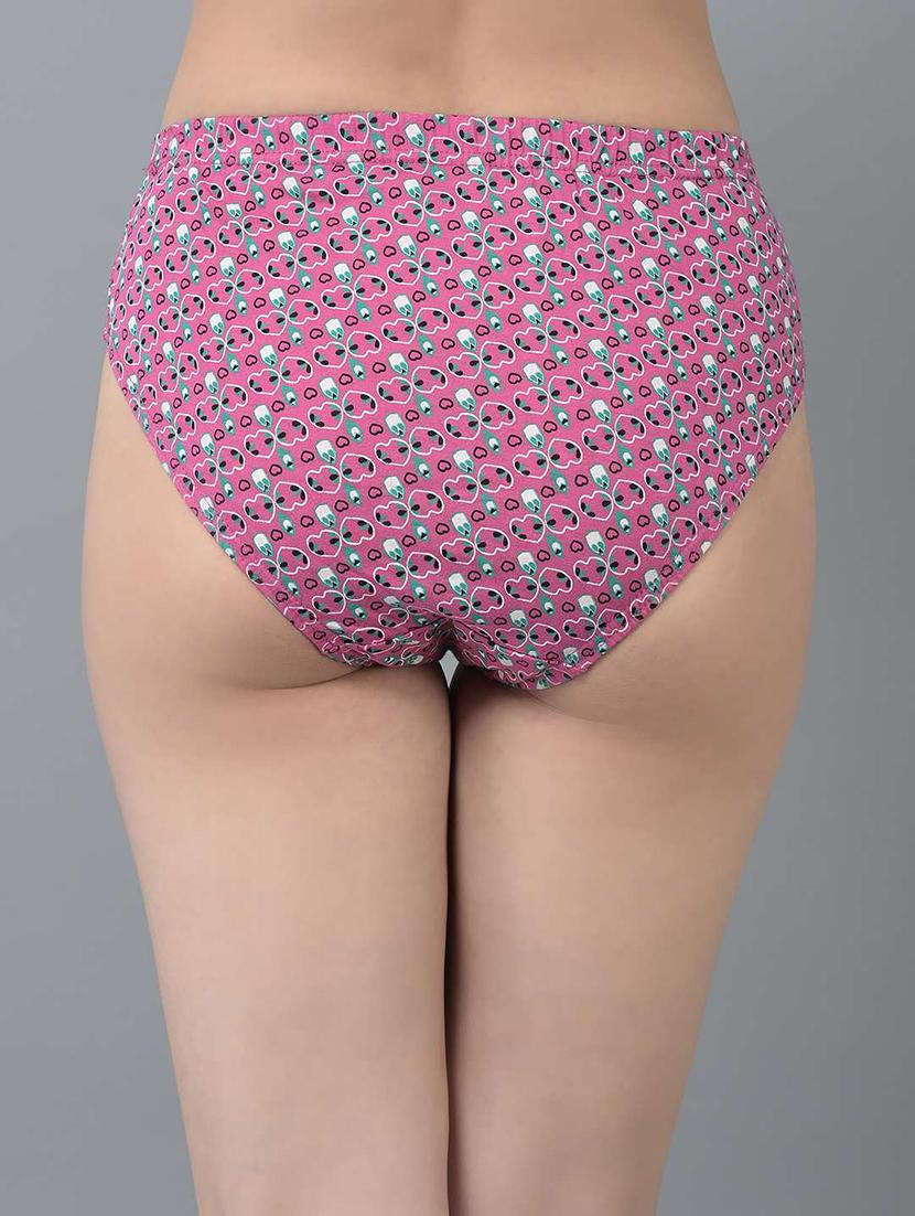 women printed mid rise hipster panty combo - 21592819 - Standard Image - 1