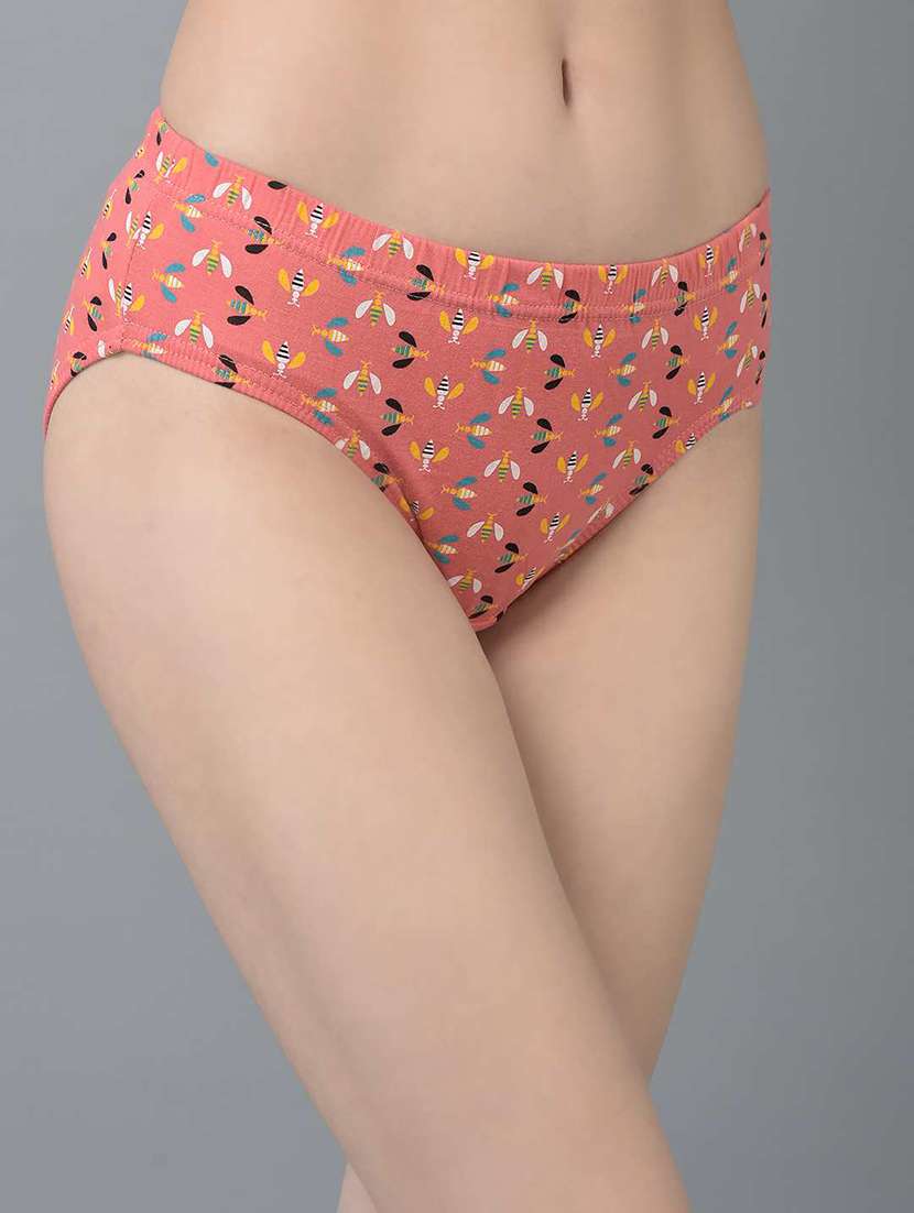 women printed mid rise hipster panty combo - 21592826 -  Standard Image - 4