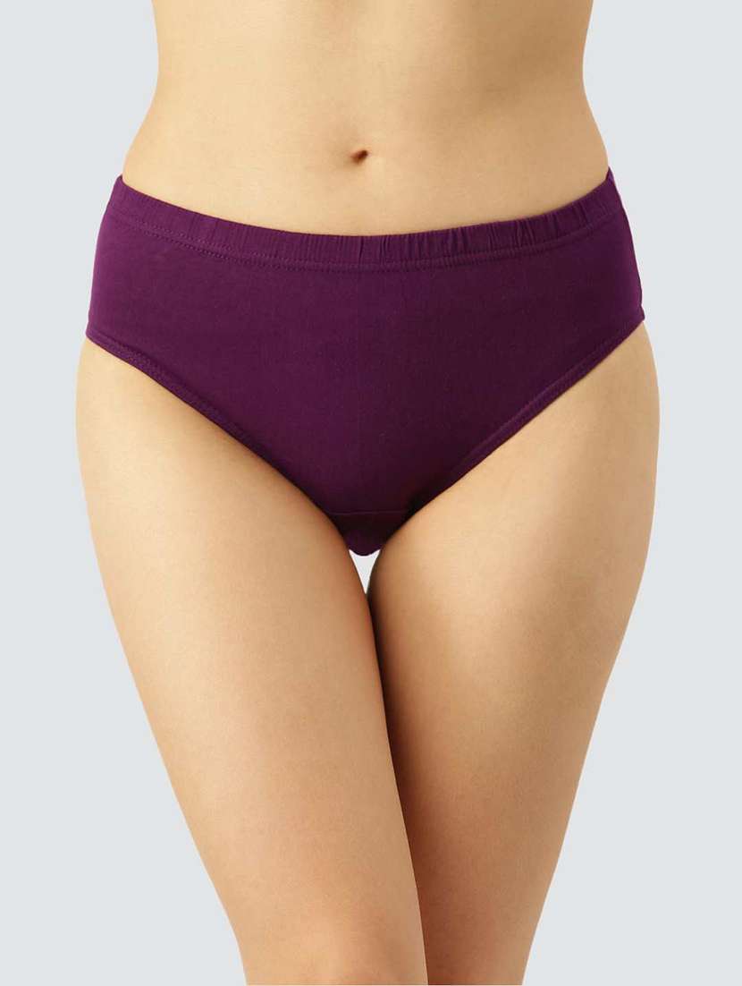 women solid mid rise hipster panty combo - 21592835 -  Standard Image - 4