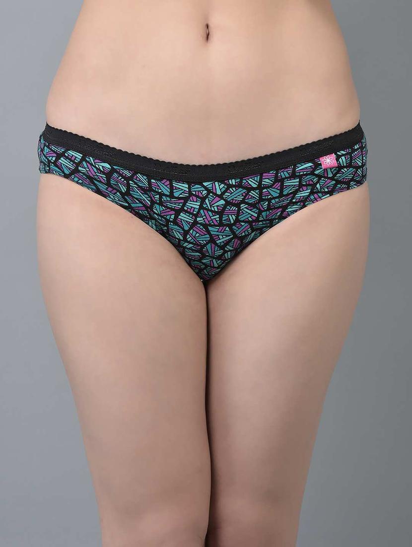 women printed low rise bikini panty combo - 21592876 - Standard Image - 1