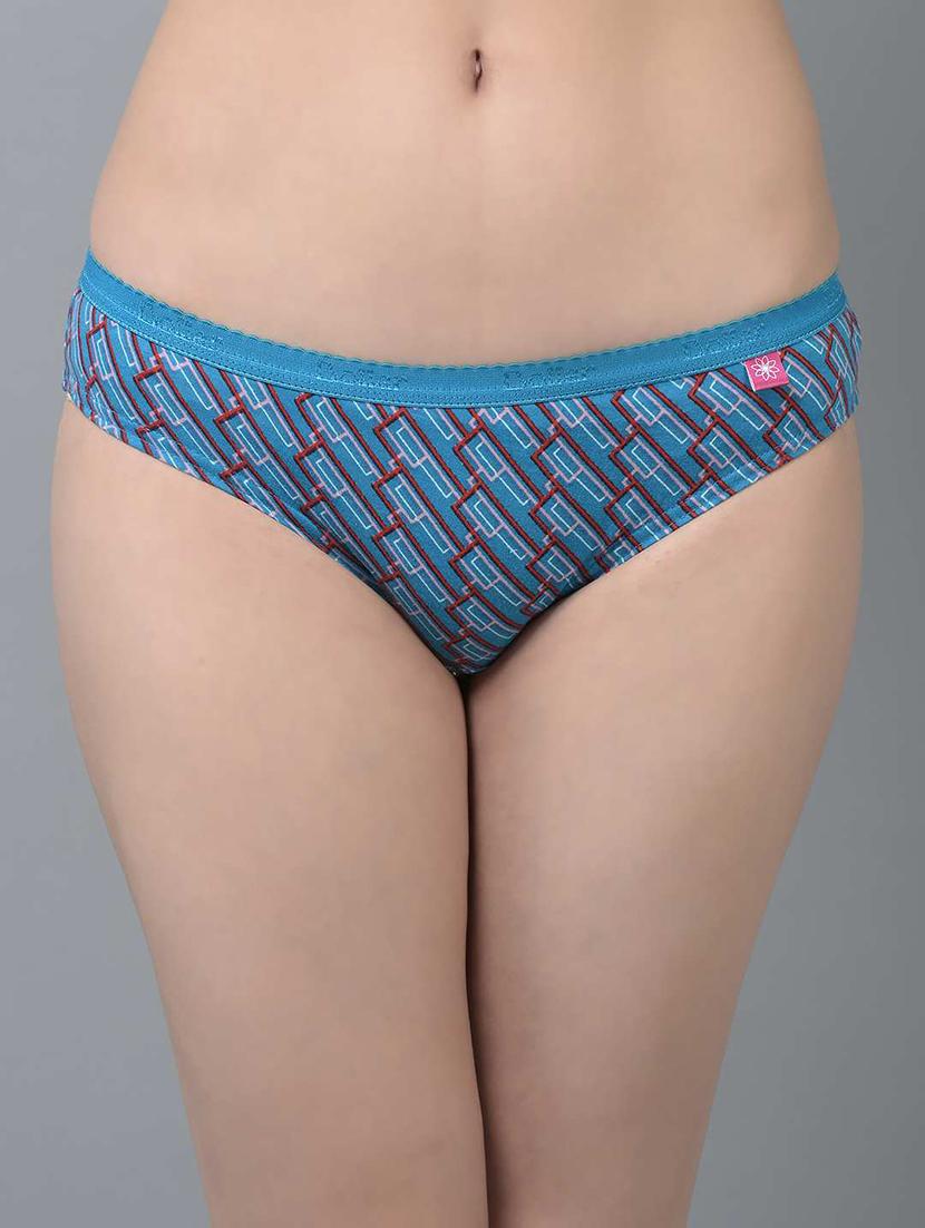 women printed low rise bikini panty combo - 21592880 - Standard Image - 1