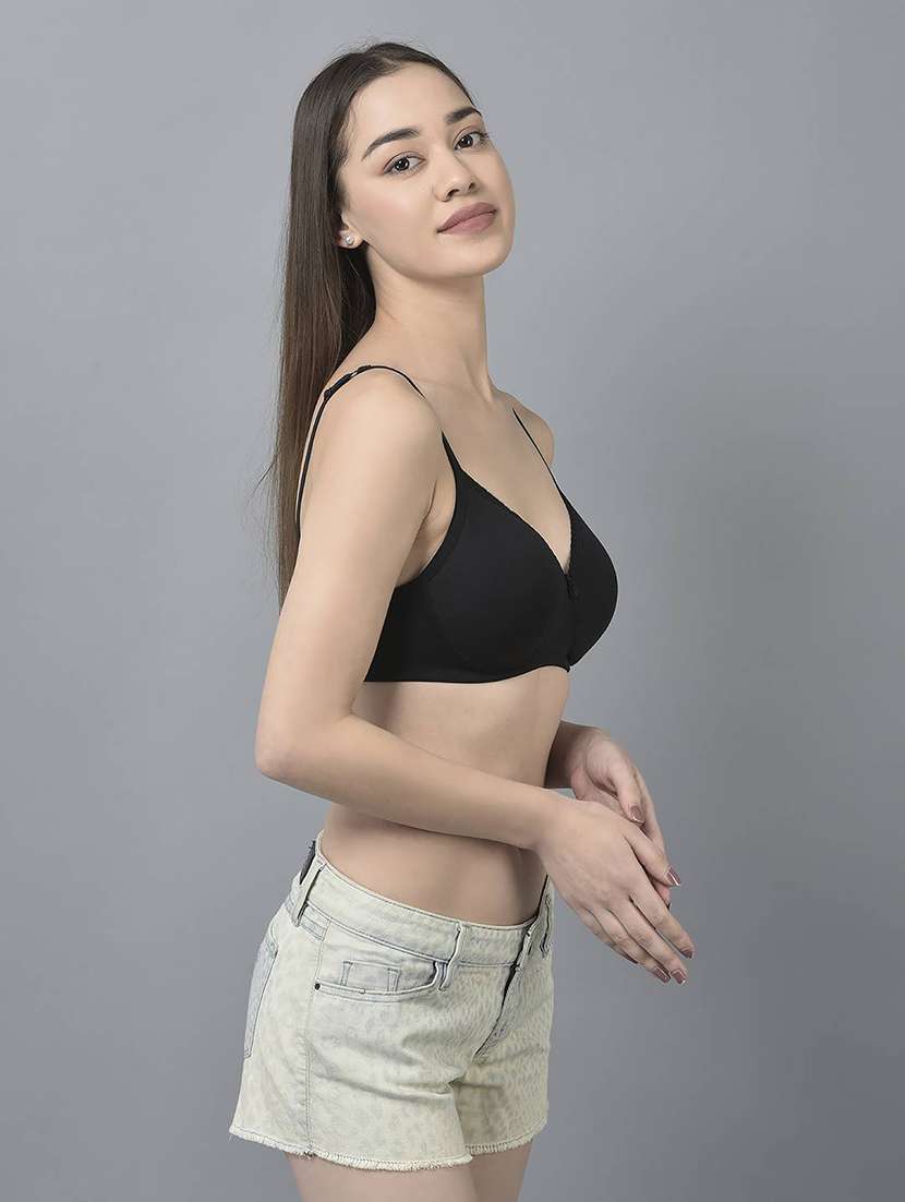 women solid full coverage everyday bra combo - 21592945 -  Standard Image - 1