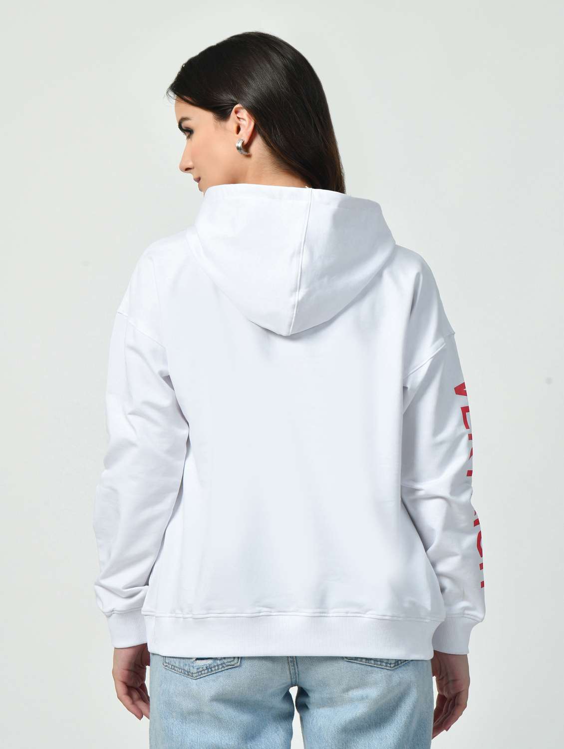 women white typography sweatshirt - 21593095 - Standard Image - 4