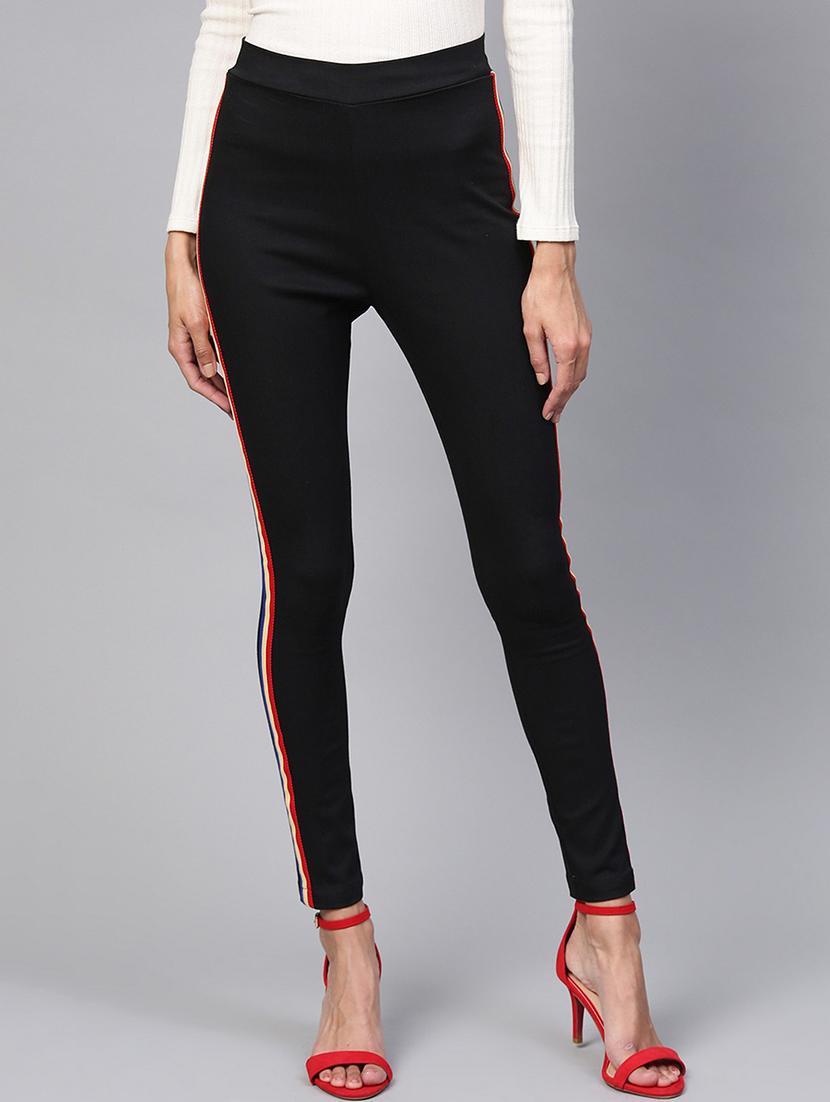 women high rise solid jegging - 21593123 -  Zoom Image - 0