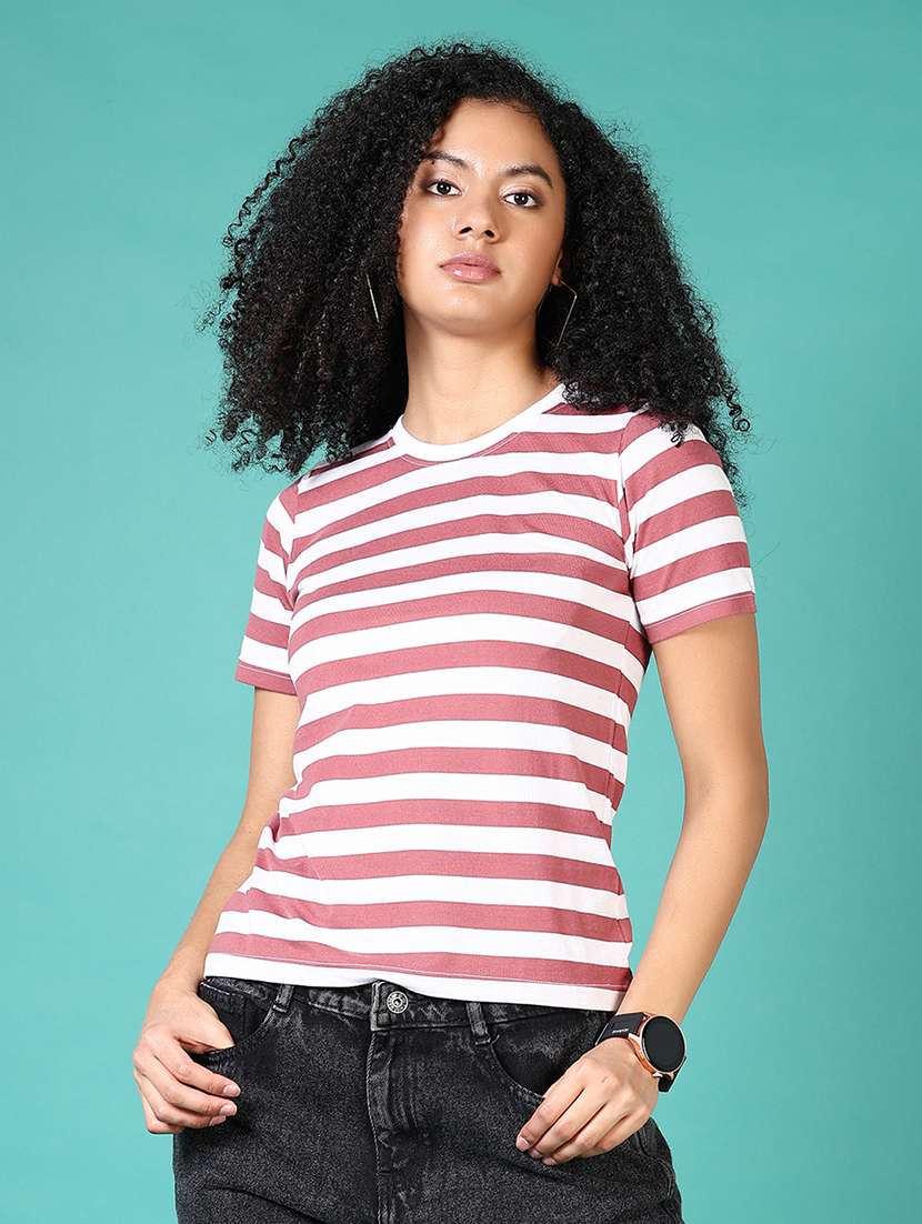 women printed short sleeves t-shirt