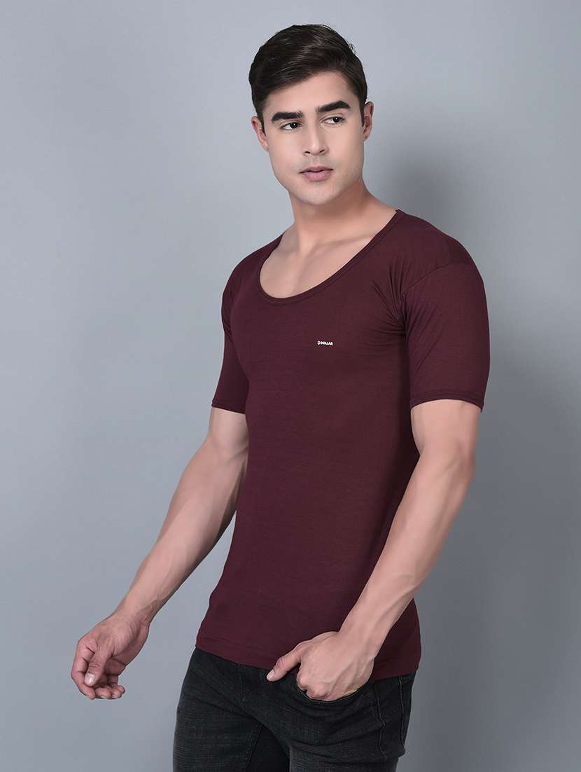 men pack of 2 solid vests - 21594450 -  Standard Image - 1