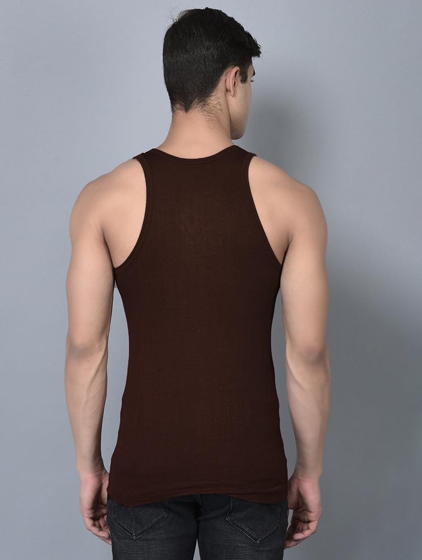 men pack of 2 solid vest - 21594484 -  Standard Image - 1