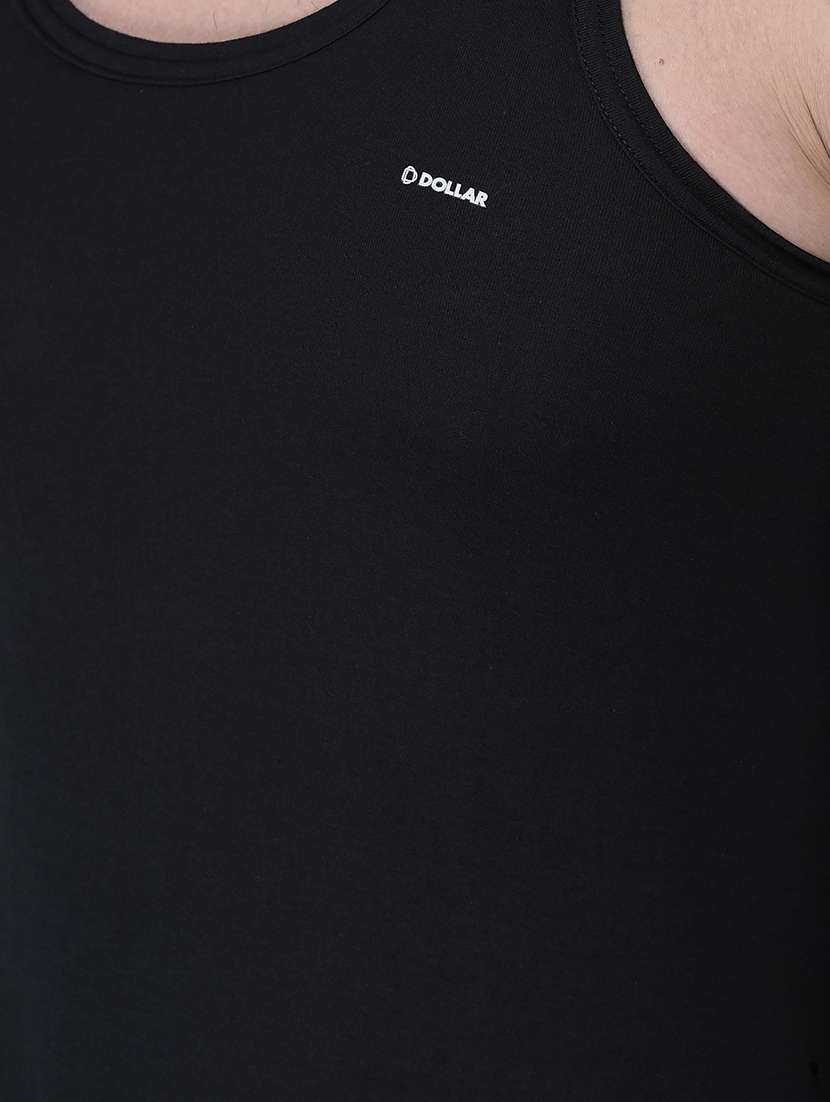 men pack of 2 solid vests - 21594510 -  Standard Image - 4