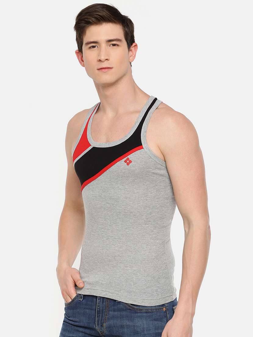 men pack of 2 color block vest - 21594537 -  Standard Image - 1