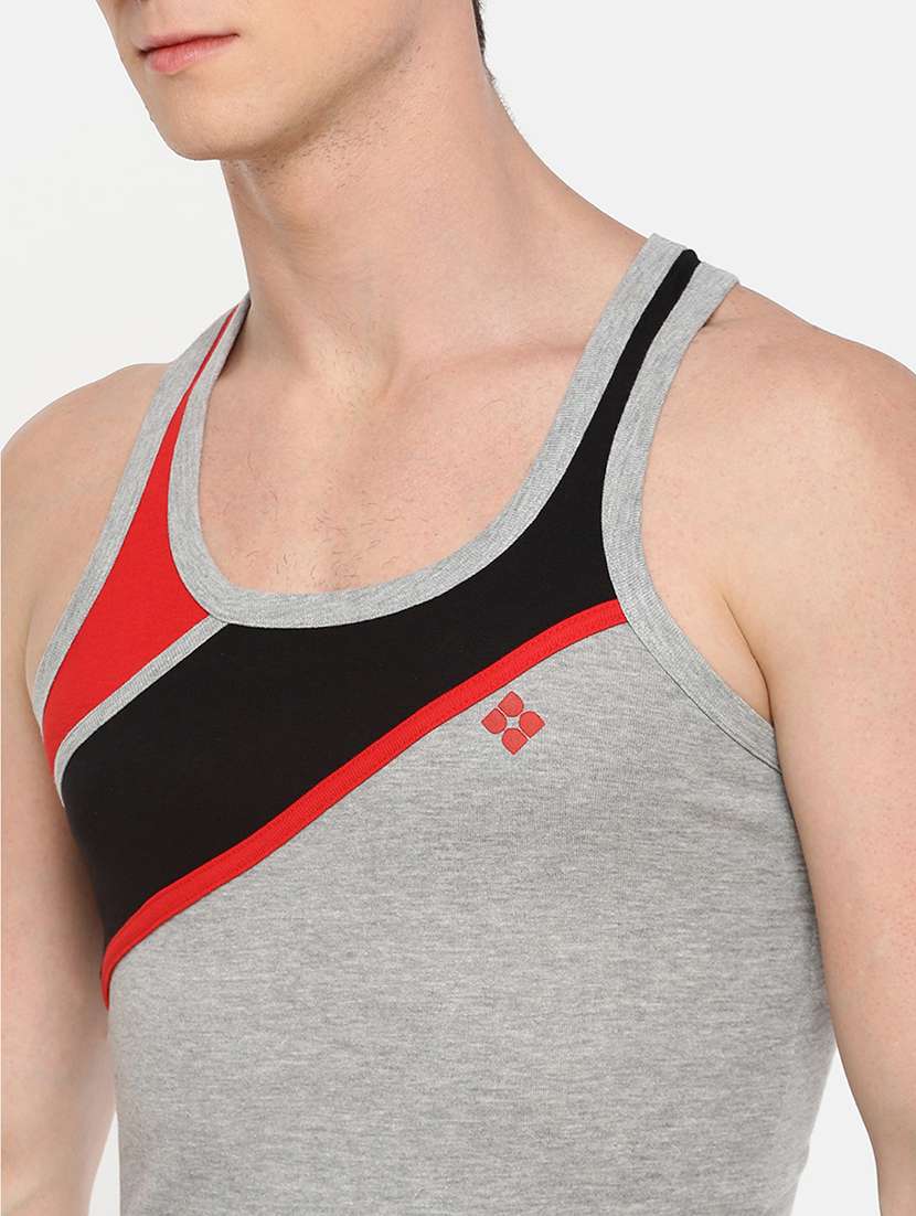 men pack of 2 color block vest - 21594537 -  Standard Image - 4