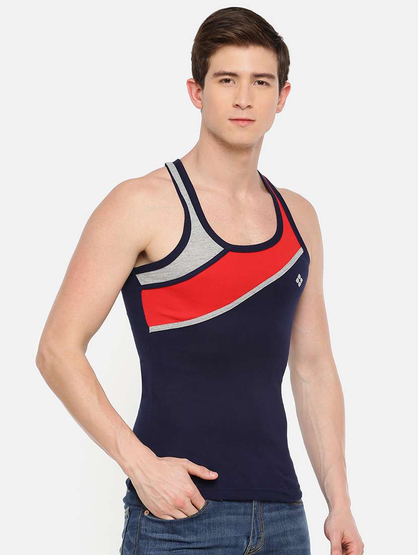 men pack of 2 color block vest - 21594539 -  Standard Image - 1