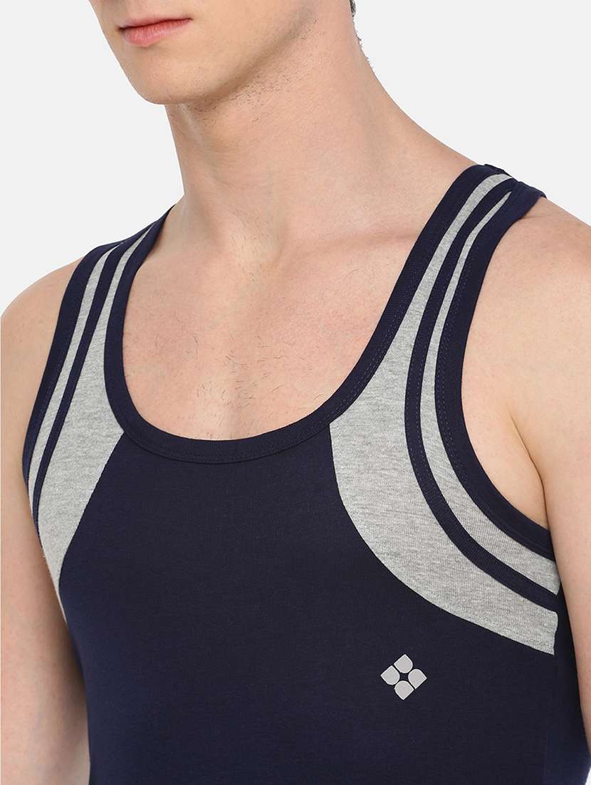 men pack of 2 color block vest - 21594545 -  Standard Image - 4