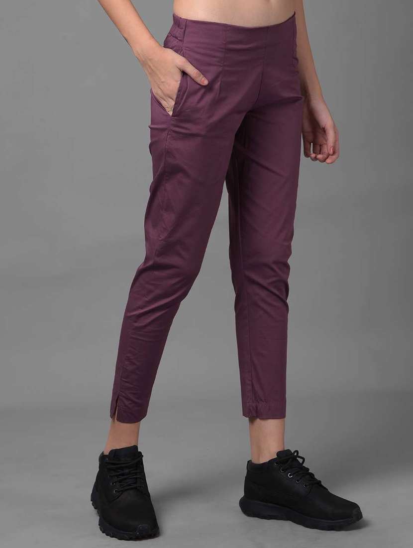 women solid ankle length jegging - 21594907 -  Standard Image - 1