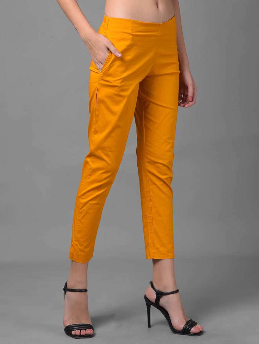 women solid ankle length jegging - 21594914 -  Standard Image - 1
