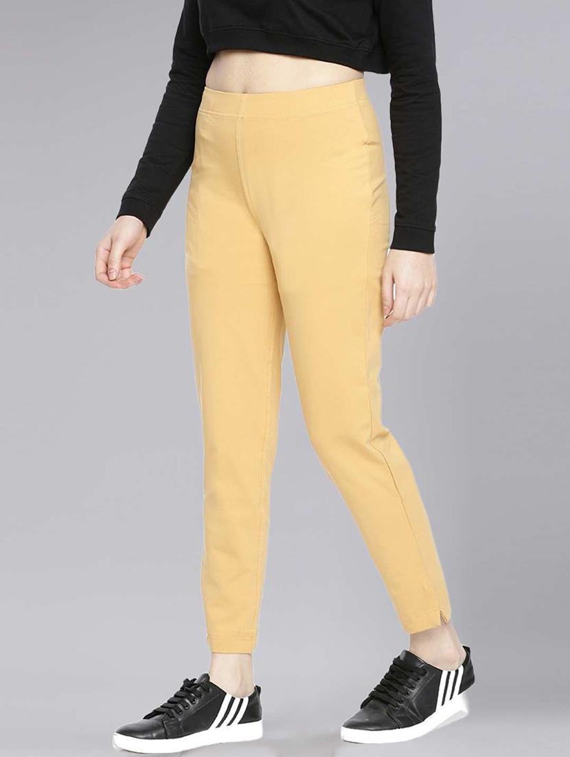 women solid ankle length jegging - 21594942 - Standard Image - 1