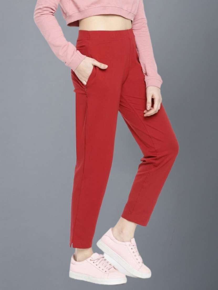 women solid ankle length jegging - 21594950 -  Standard Image - 1
