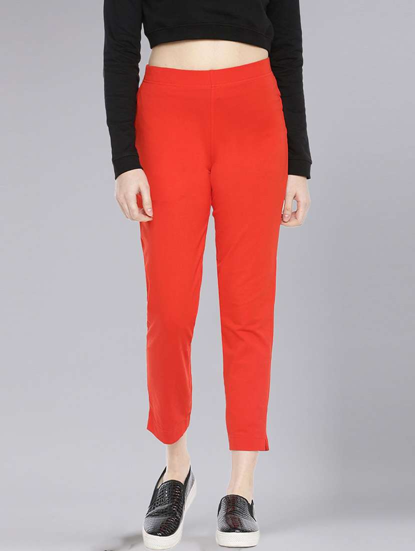 women pack of 3 solid ankle length jeggings - 21595002 - Standard Image - 1