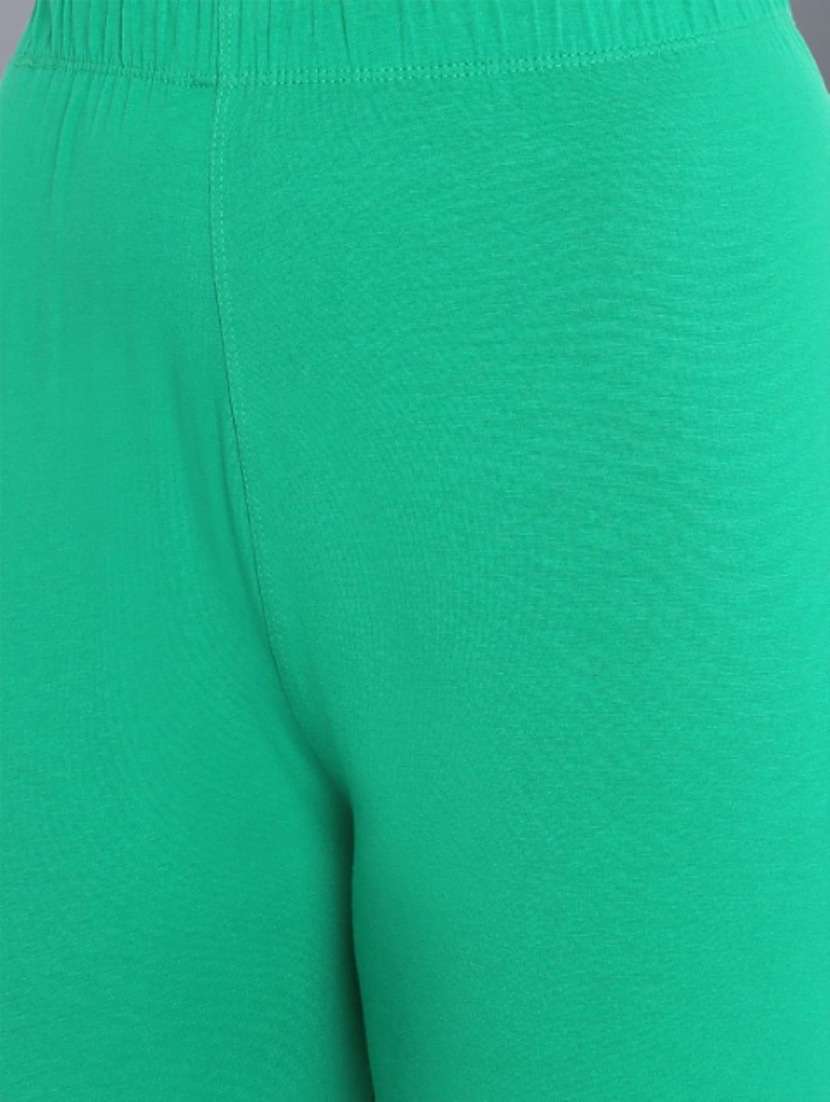 women solid ankle length legging - 21595089 - Standard Image - 4