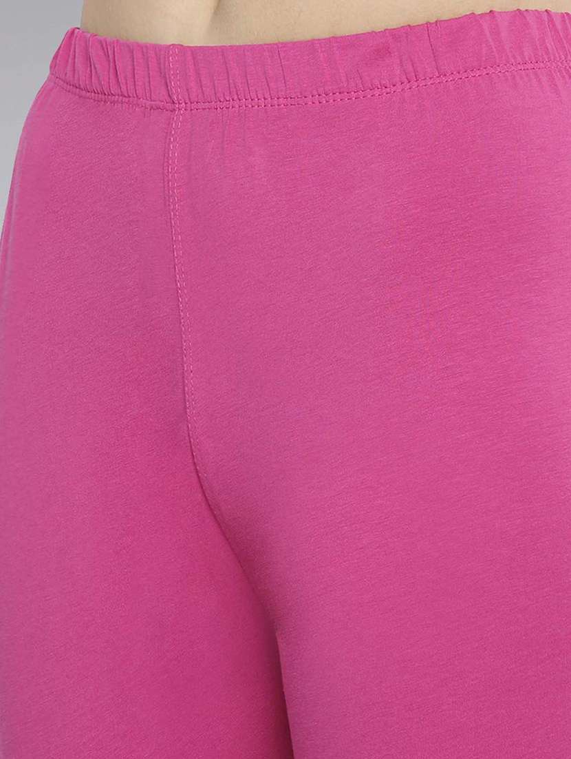 women solid ankle length legging - 21595090 -  Standard Image - 4