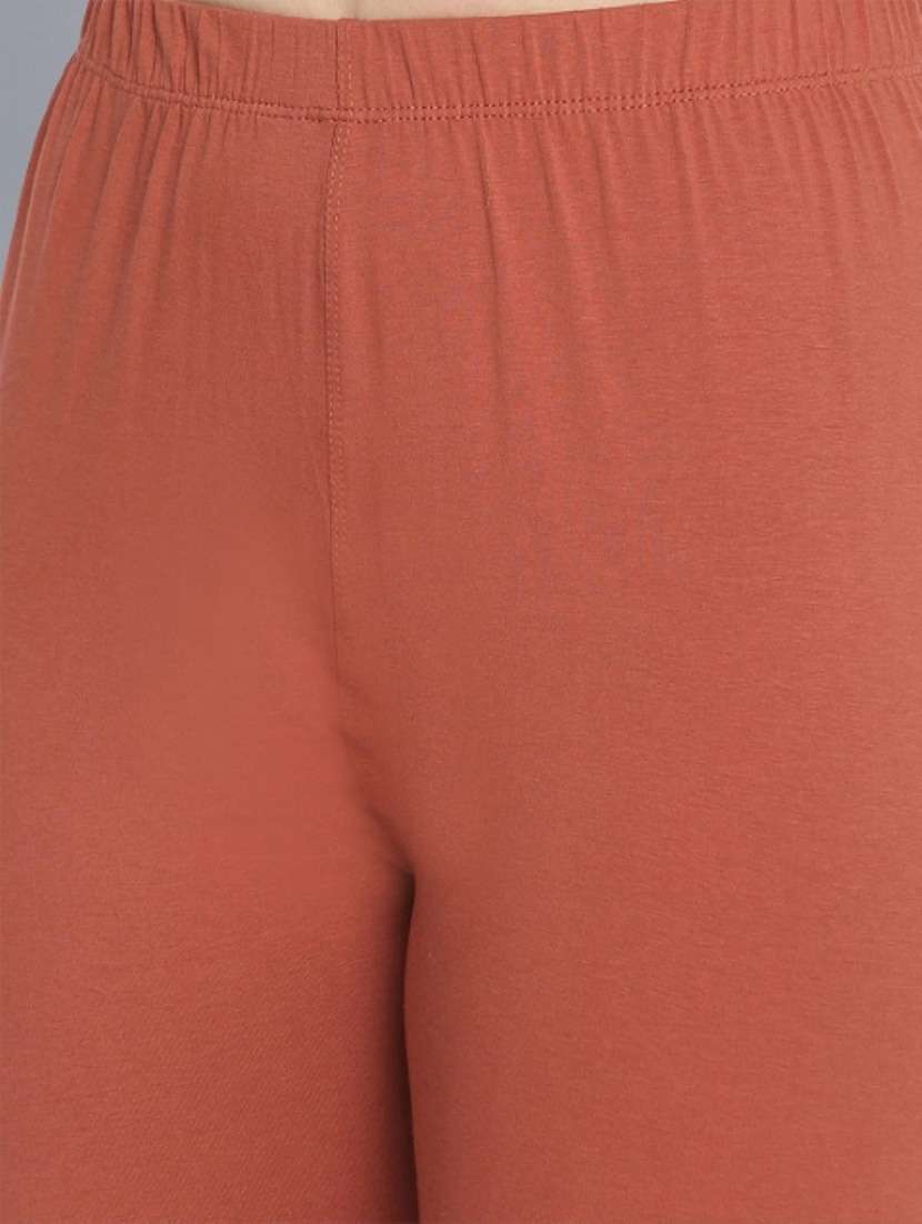 women solid ankle length legging - 21595091 -  Standard Image - 4