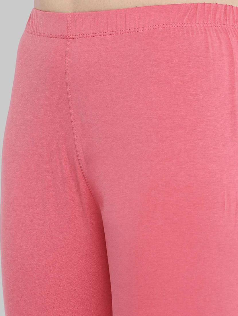 women solid ankle length legging - 21595097 - Standard Image - 4