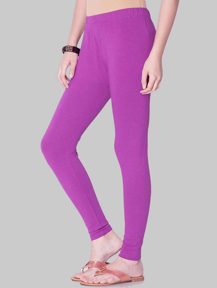 women solid ankle length legging - 21595098 -  Standard Image - 1