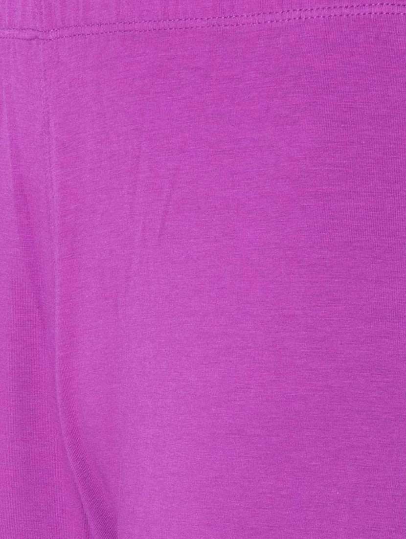 women solid ankle length legging - 21595098 -  Standard Image - 4