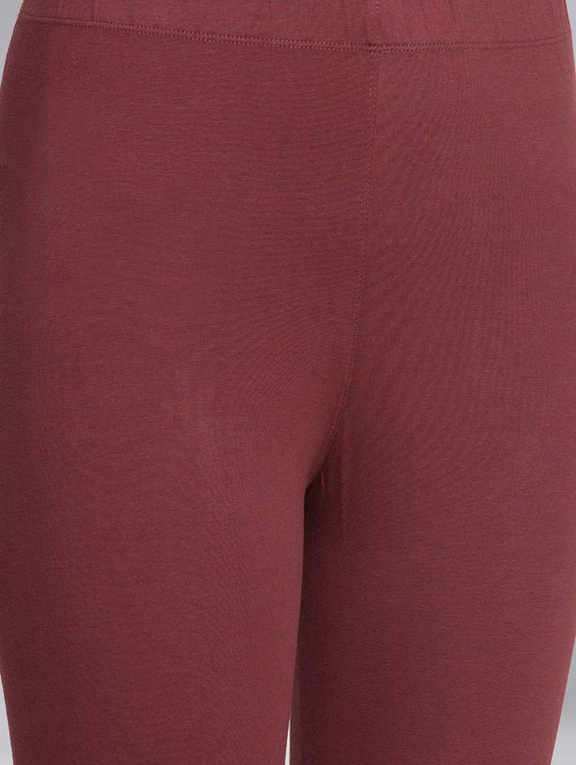 women solid ankle length legging - 21595103 -  Standard Image - 4