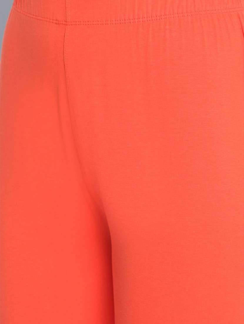 women solid ankle length legging - 21595111 -  Standard Image - 4